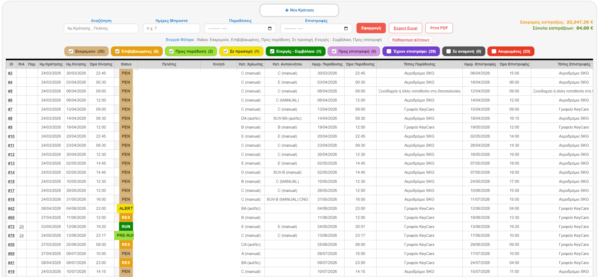 Booking Operations